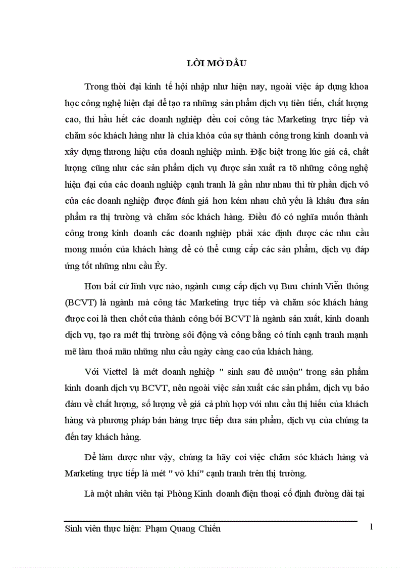 image for page Một số giải pháp Marketing nhằm phát triển dịch vụ điện thoại đường dài Viettel