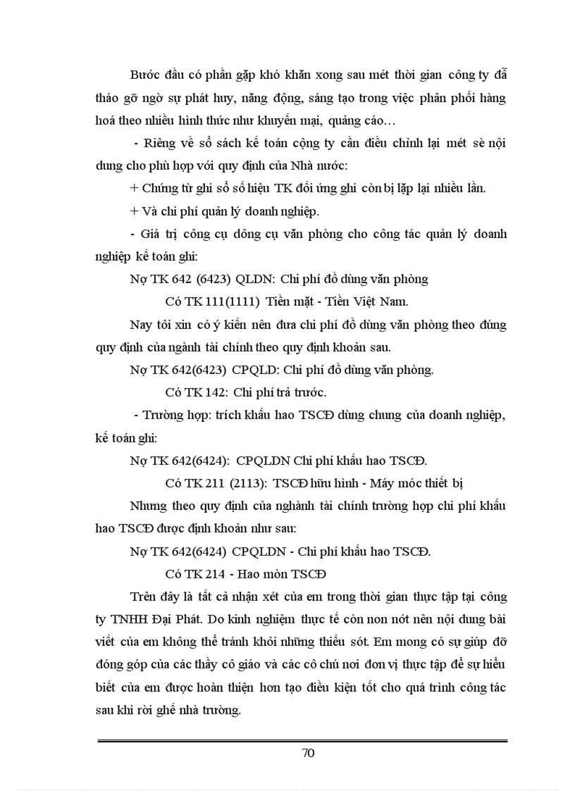 image for page Tình hình thực tế của Công ty TNHH Đại Phát