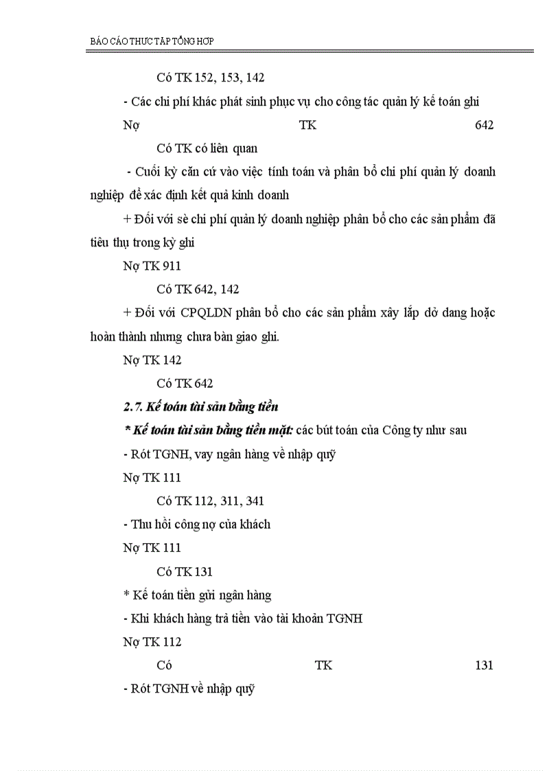 image for page Tình hình tổ chức công tác kế toán Công ty tu tạo và phát triển nhà.