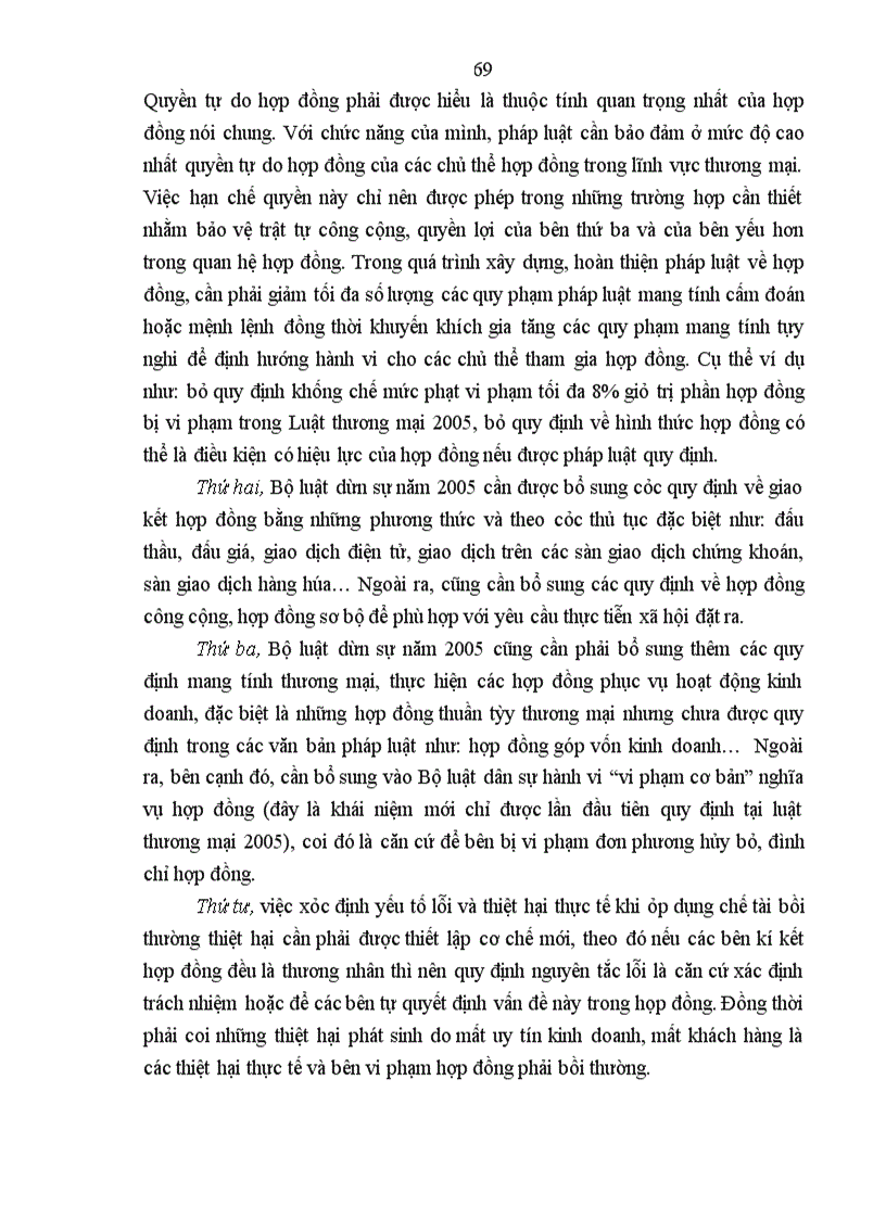 image for page Một số vấn đề pháp lý về hợp đồng trong lĩnh vực thương mại tại Việt Nam