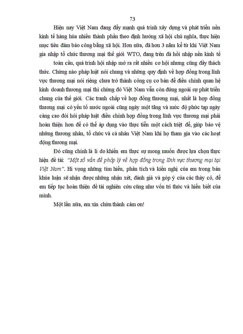 image for page Một số vấn đề pháp lý về hợp đồng trong lĩnh vực thương mại tại Việt Nam