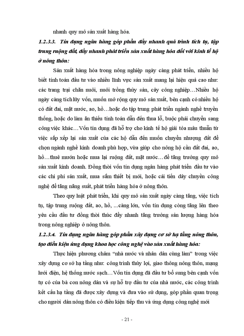 image for page Một số giải pháp nhằm mở rộng và nâng cao hiệu quả công tác cho vay hộ sản xuất ở NHNo&PTNT Thanh Trì