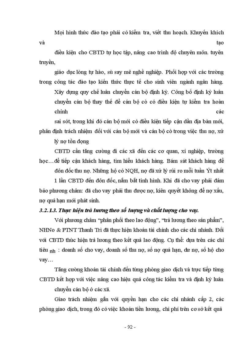 image for page Một số giải pháp nhằm mở rộng và nâng cao hiệu quả công tác cho vay hộ sản xuất ở NHNo&PTNT Thanh Trì