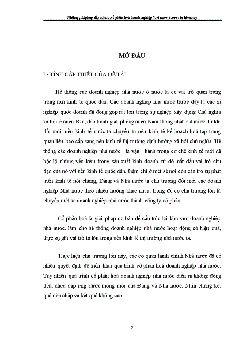 image for page Những giải pháp đẩy nhanh cổ phần hoá doanh nghiệp nhà nước