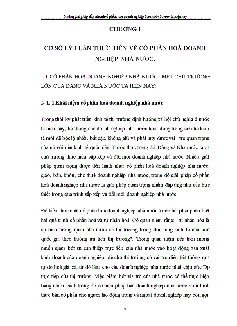 image for page Những giải pháp đẩy nhanh cổ phần hoá doanh nghiệp nhà nước