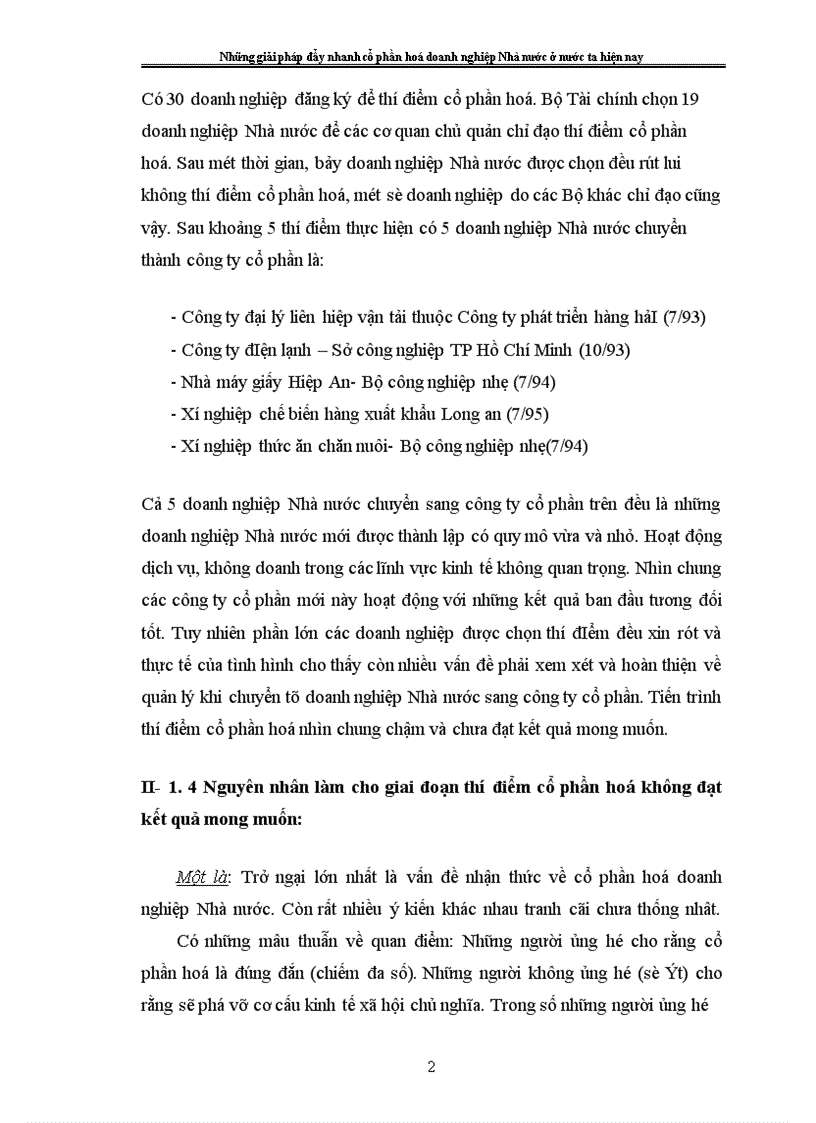 image for page Những giải pháp đẩy nhanh cổ phần hoá doanh nghiệp nhà nước