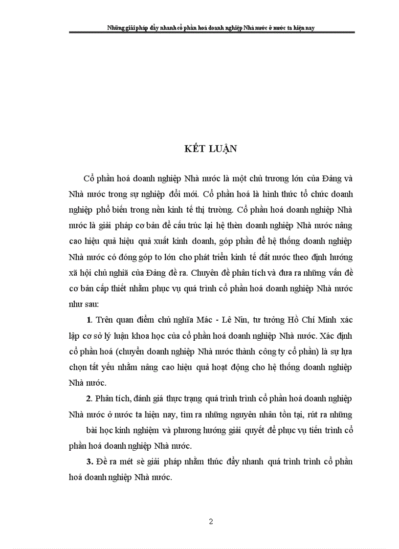 image for page Những giải pháp đẩy nhanh cổ phần hoá doanh nghiệp nhà nước