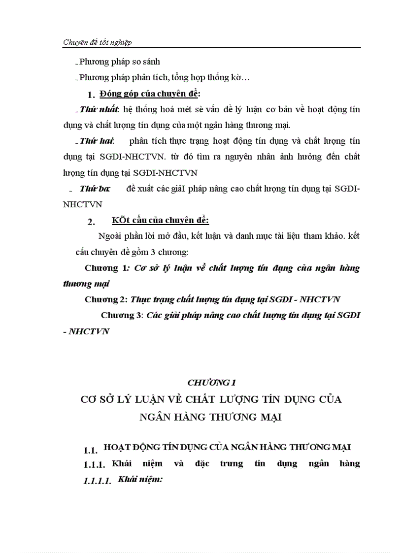 image for page Nâng cao chất lượng tín dụng tại SGDI-NHCTVN