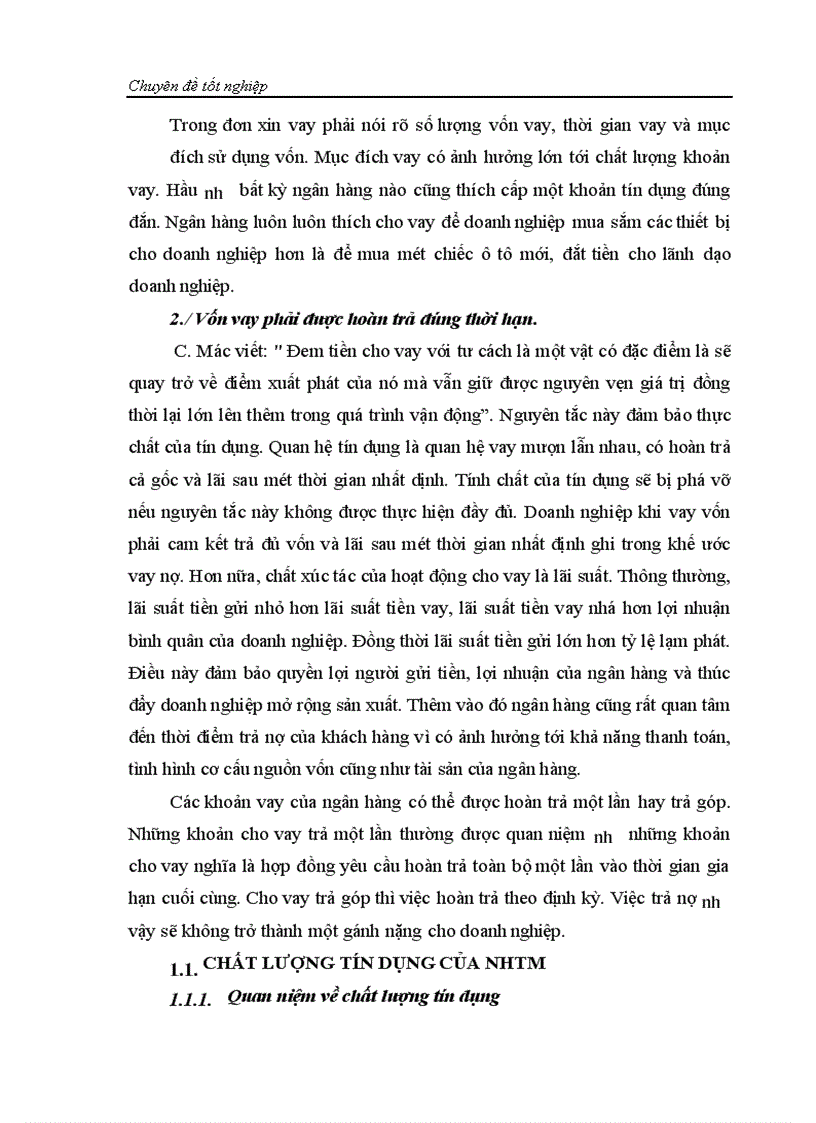 image for page Nâng cao chất lượng tín dụng tại SGDI-NHCTVN