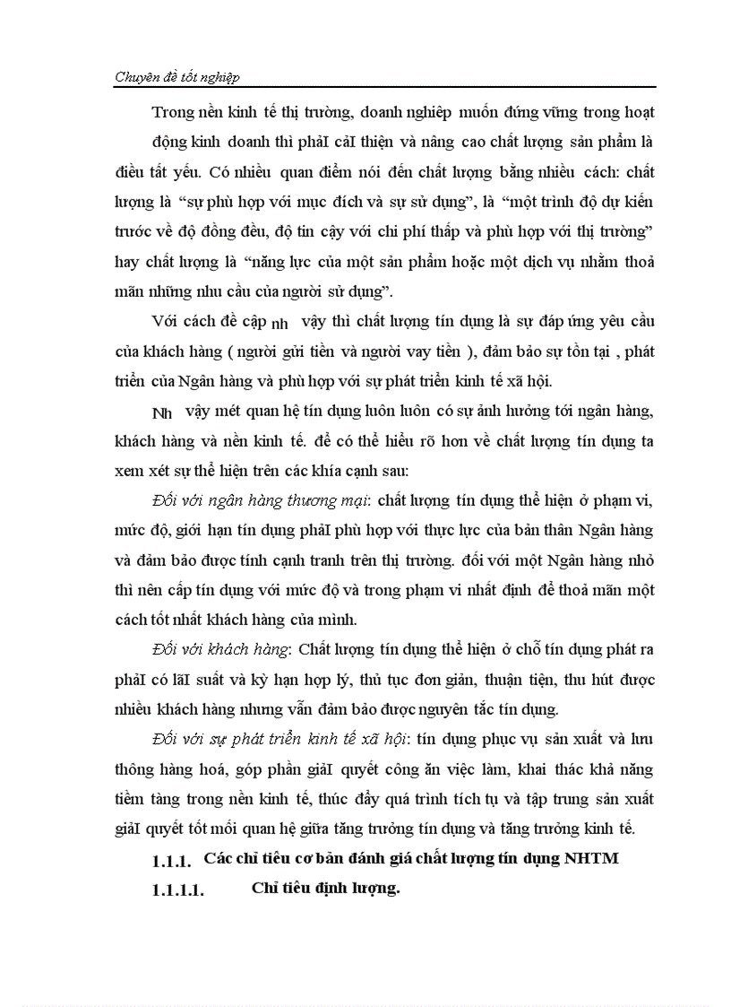 image for page Nâng cao chất lượng tín dụng tại SGDI-NHCTVN