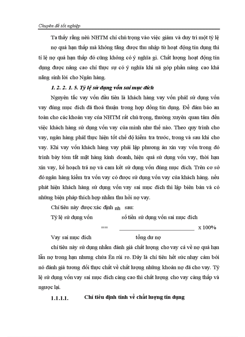 image for page Nâng cao chất lượng tín dụng tại SGDI-NHCTVN