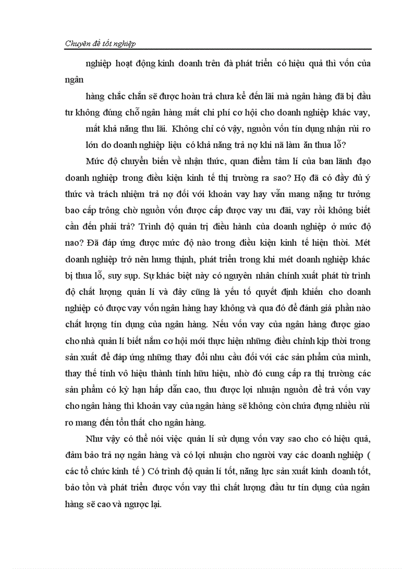 image for page Nâng cao chất lượng tín dụng tại SGDI-NHCTVN