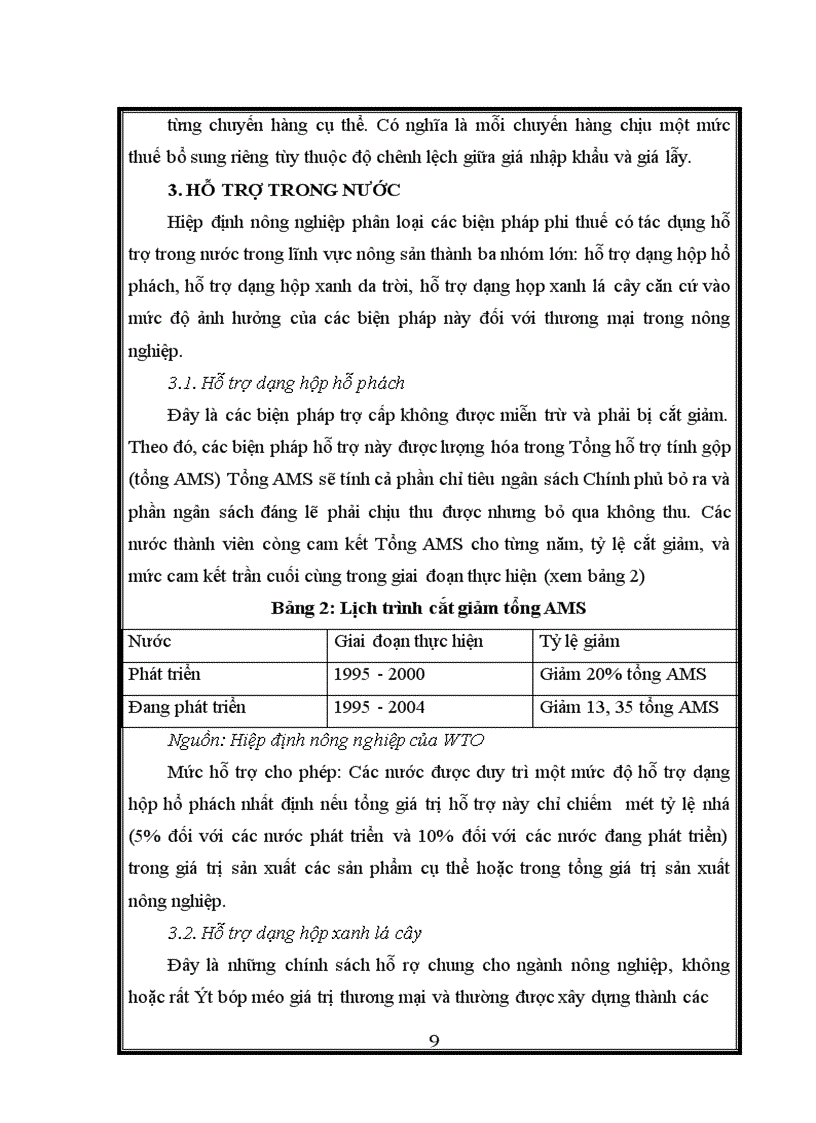 image for page Hiệp định nông nghiệp của wto và những giải pháp bảo hộ hợp lý nông nghiệp việt nam trong quá trình hội nhập kinh tế quốc tế