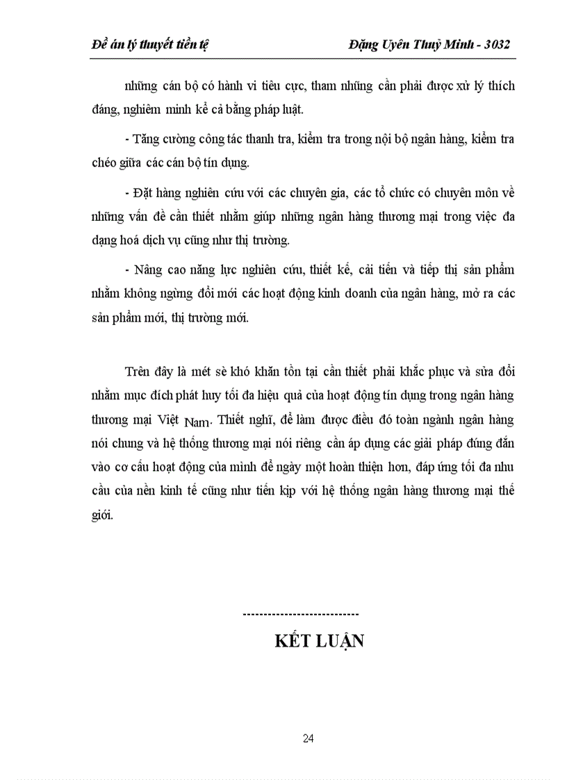 image for page Hoạt động tín dụng của hệ thống Ngân hàng thương mại Việt Nam hiện nay