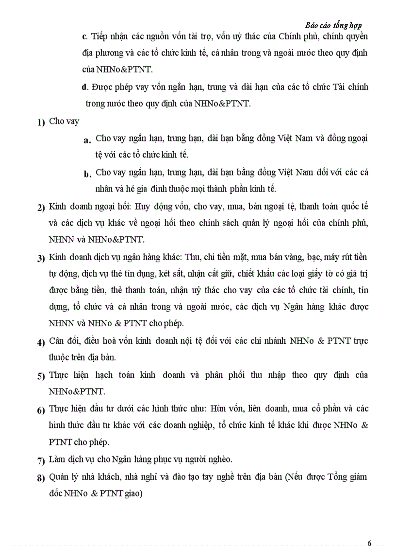 image for page Tình hình hoạt động của Chi nhánh NHNo&PTNT Láng Hạ trong mấy năm gần đây