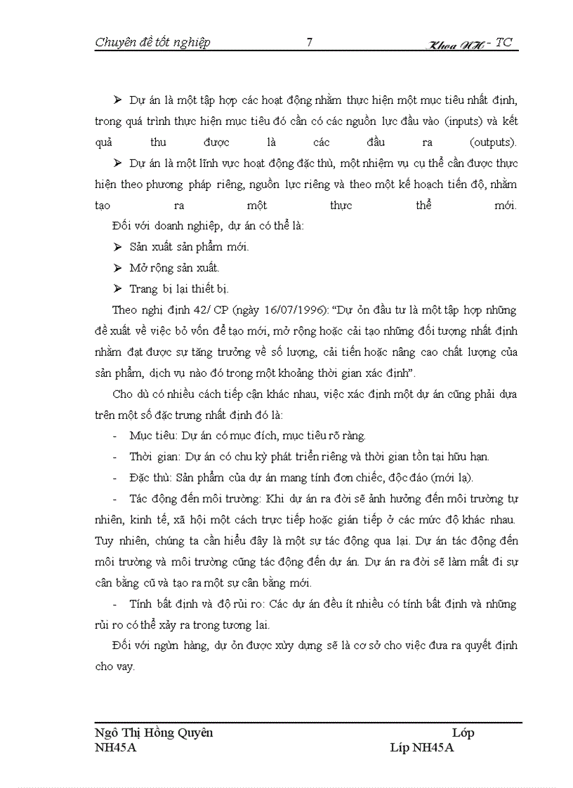 image for page Nâng cao chất lượng thẩm định tài chính dự án trong hoạt động cho vay tại hội sở Ngân hàng thương mại cổ phần Bắc Á