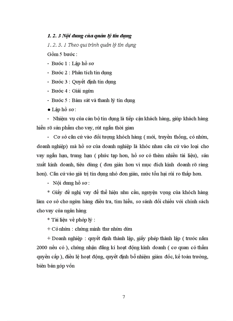 image for page Quản lý tín dụng tại Ngân hàng đầu tư và phát triển Việt Nam chi nhánh Quang Trung