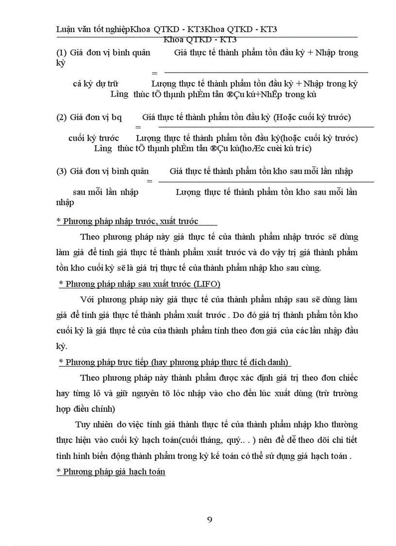 image for page Hạch toán thành phẩm, tiêu thụ thành phẩm và xác định kết quả tiêu thụ tại Công ty Vật Tư Thiết Bị Nông Sản