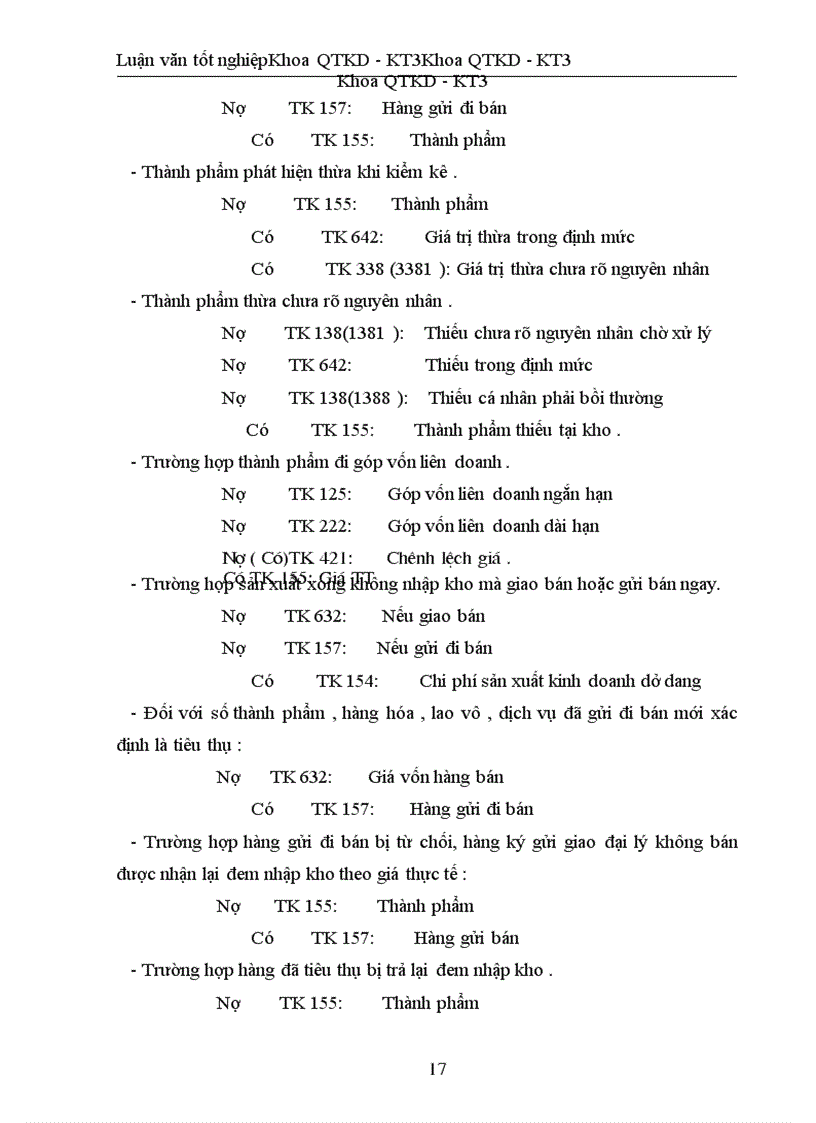 image for page Hạch toán thành phẩm, tiêu thụ thành phẩm và xác định kết quả tiêu thụ tại Công ty Vật Tư Thiết Bị Nông Sản