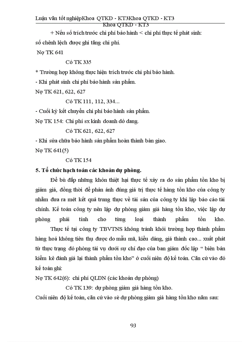 image for page Hạch toán thành phẩm, tiêu thụ thành phẩm và xác định kết quả tiêu thụ tại Công ty Vật Tư Thiết Bị Nông Sản