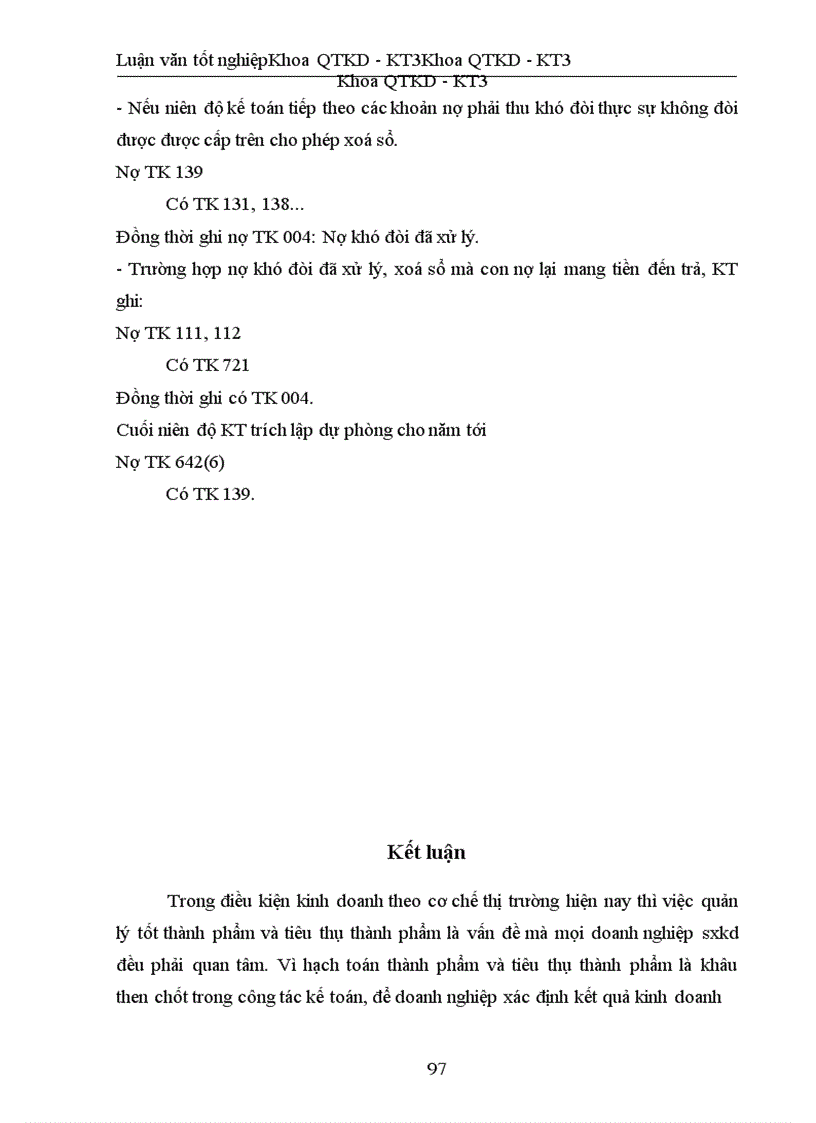 image for page Hạch toán thành phẩm, tiêu thụ thành phẩm và xác định kết quả tiêu thụ tại Công ty Vật Tư Thiết Bị Nông Sản