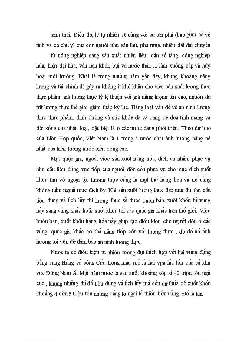 image for page Giải pháp cho vấn đề an ninh lương thực trong xu thế phát triển các khu công nghiệp vùng đồng bằng sông Hồng -