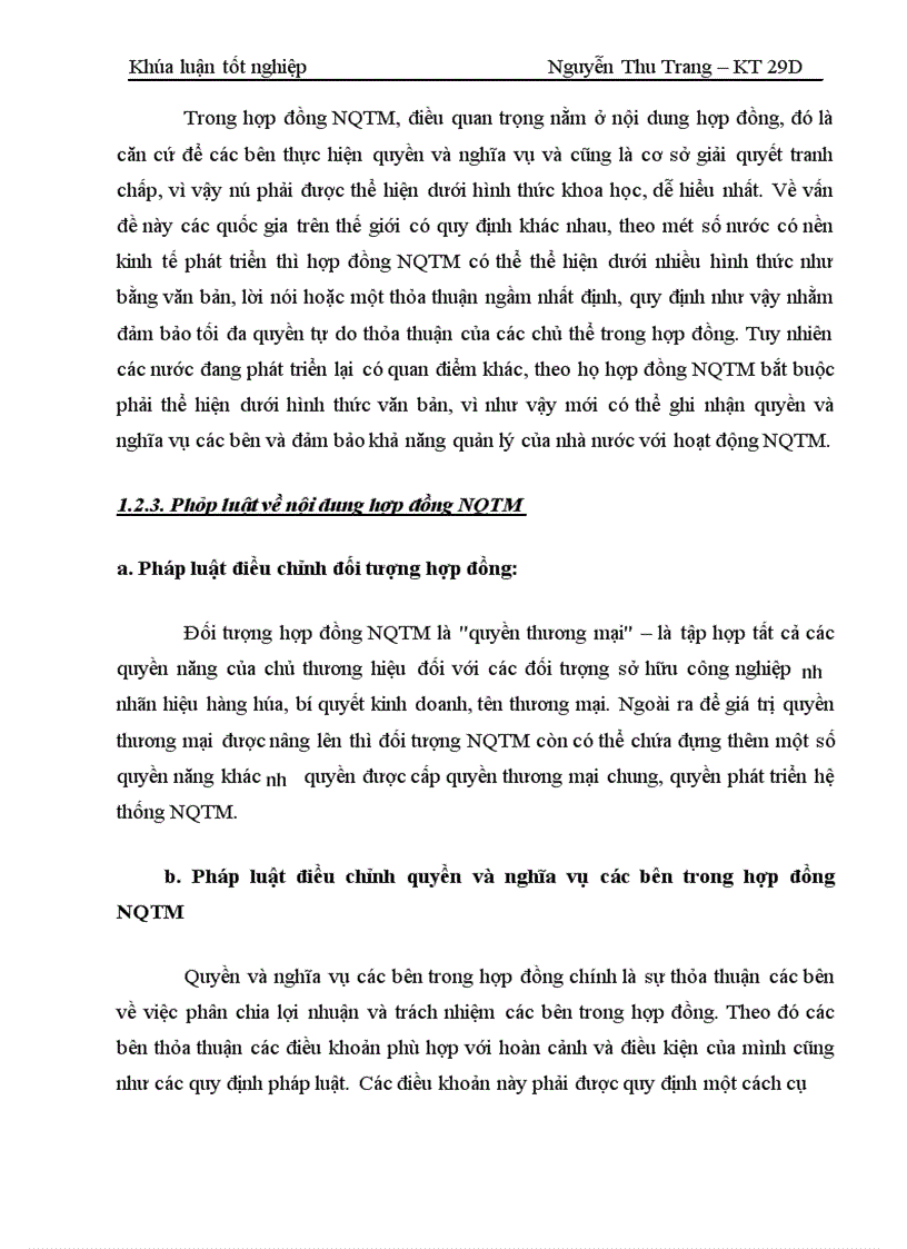 image for page Một số vấn đề lý luận và thực tiễn về hợp đồng nhượng quyền thương mại ở Việt Nam