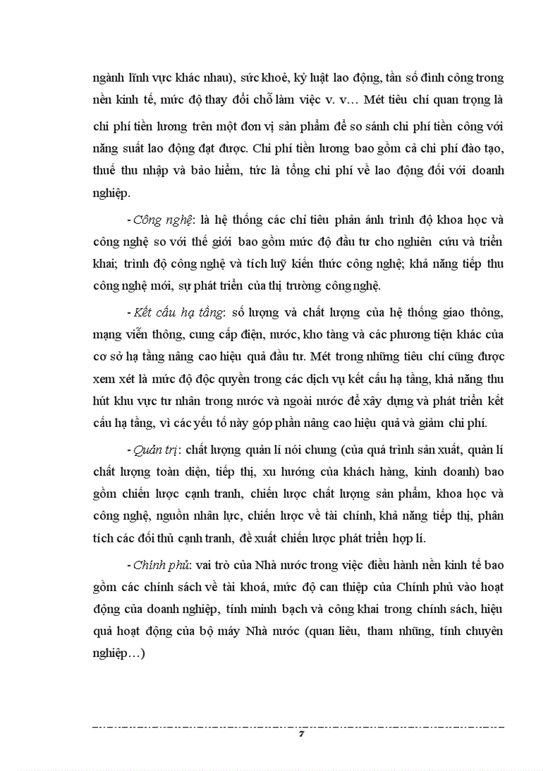 image for page Về năng lực cạnh tranh nền kinh tế và từ đó đưa ra một số giải pháp nhằm nâng cao năng lực cạnh tranh nền kinh tế của Việt Nam