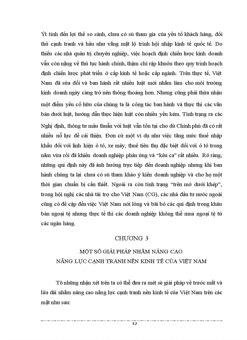 image for page Về năng lực cạnh tranh nền kinh tế và từ đó đưa ra một số giải pháp nhằm nâng cao năng lực cạnh tranh nền kinh tế của Việt Nam