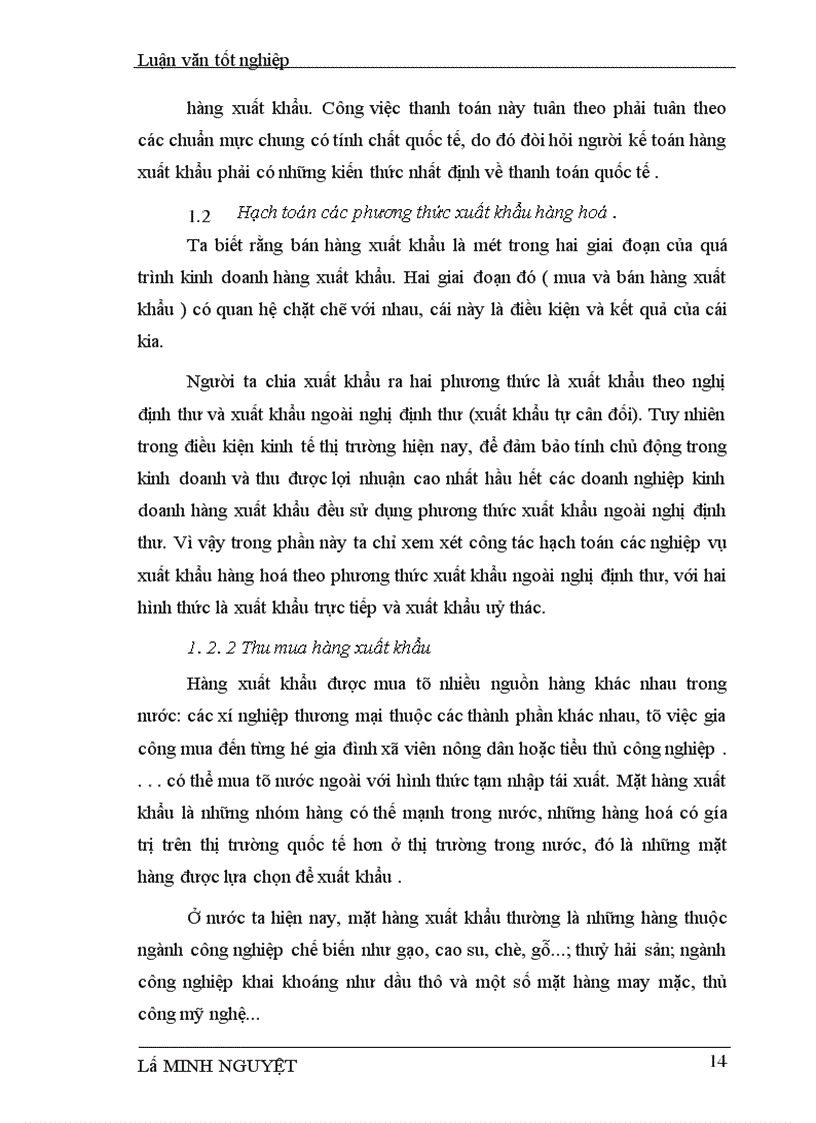 image for page Hoàn thiện tổ chức hạch toán các hoạt động xuất khẩu hàng hoá với việc nâng cao hiệu quả kinh doanh tại Công ty XNK tổng hợp và chuyển giao công nghệ VN