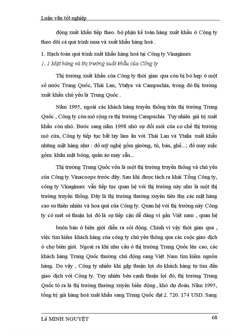 image for page Hoàn thiện tổ chức hạch toán các hoạt động xuất khẩu hàng hoá với việc nâng cao hiệu quả kinh doanh tại Công ty XNK tổng hợp và chuyển giao công nghệ VN