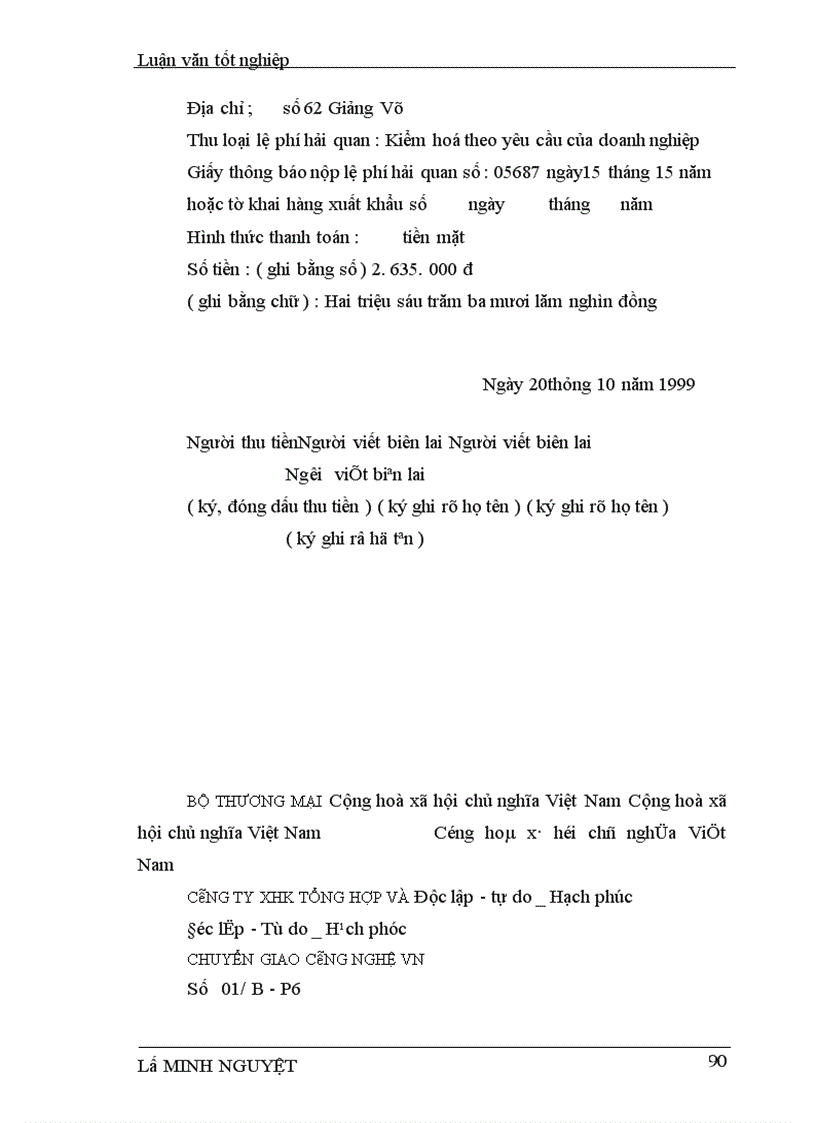 image for page Hoàn thiện tổ chức hạch toán các hoạt động xuất khẩu hàng hoá với việc nâng cao hiệu quả kinh doanh tại Công ty XNK tổng hợp và chuyển giao công nghệ VN