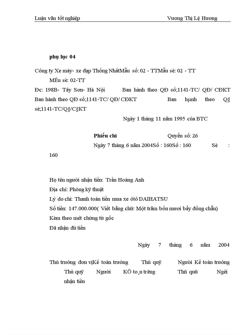 image for page Công tác tổ chức kế toán tài sản cố định tại công ty xe máy-xe đạp thống nhất