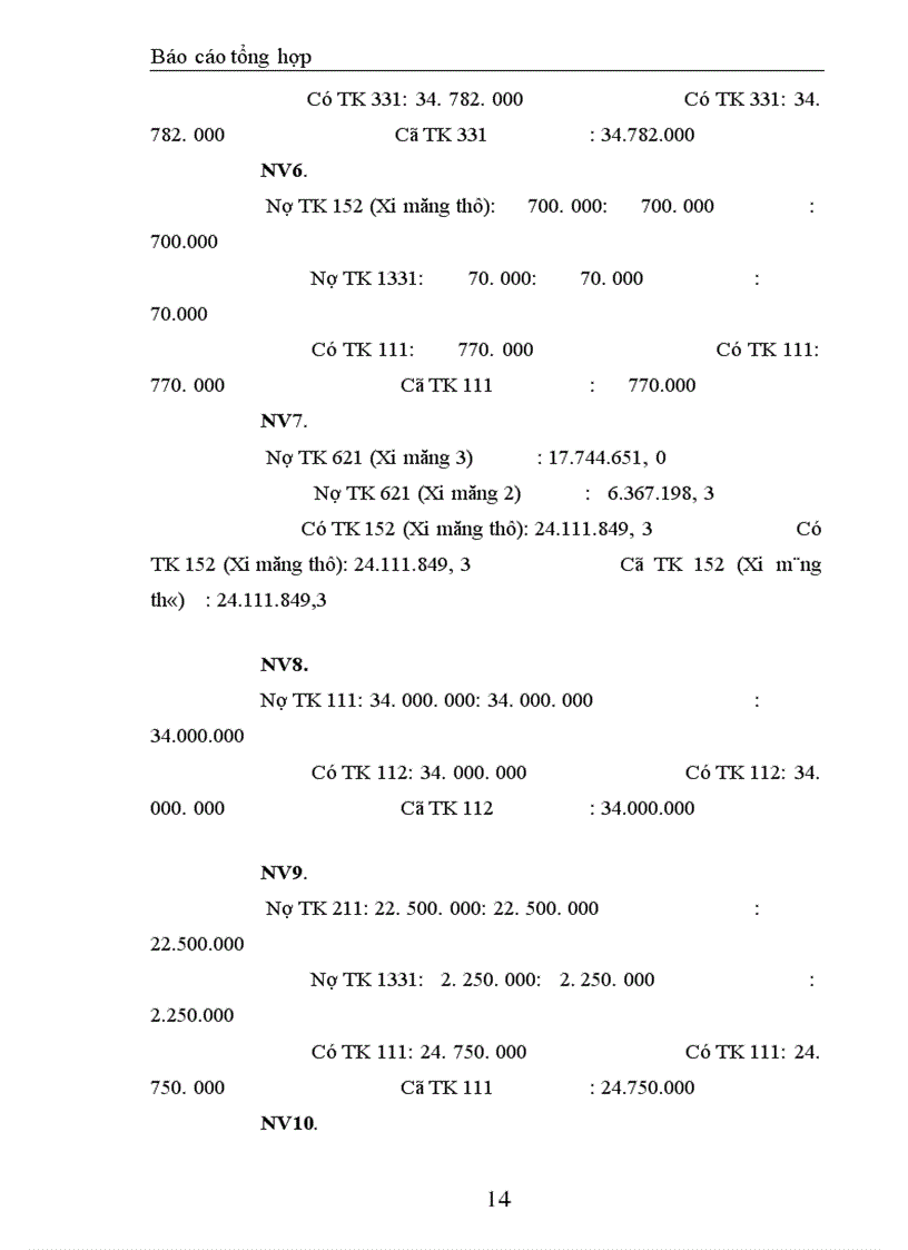 image for page Công tác hạch toán Công ty TNHH Trang trí nội ngoại thất Đồng Tâm