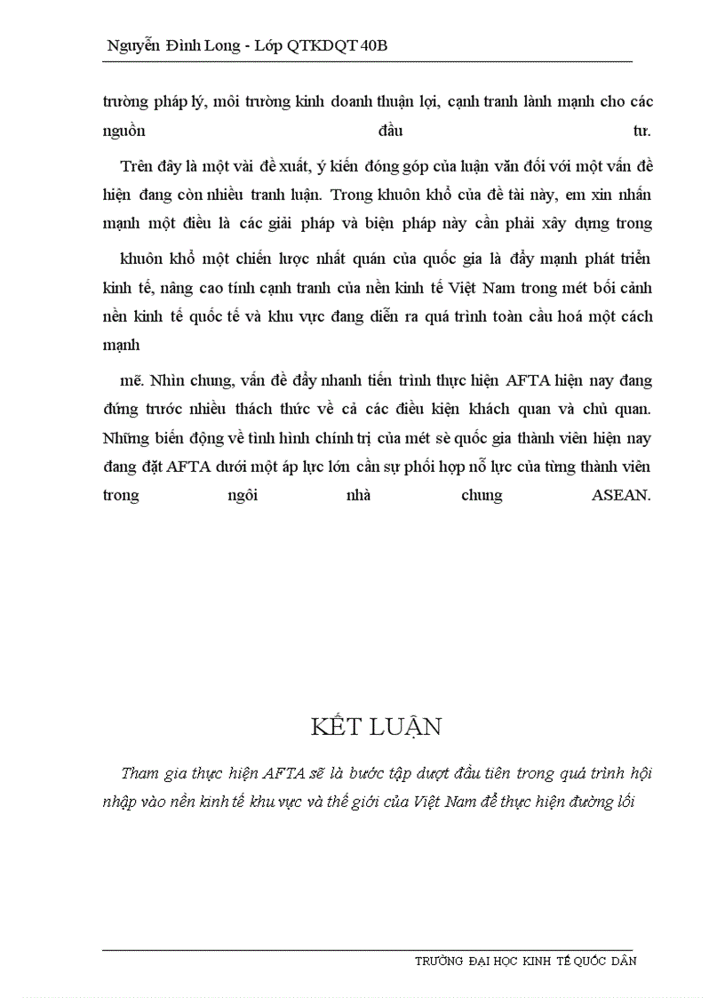 image for page Giải pháp nhằm đẩy nhanh việc thực hiện các cam kết của Việt Nam trong khuôn khổ AFTA