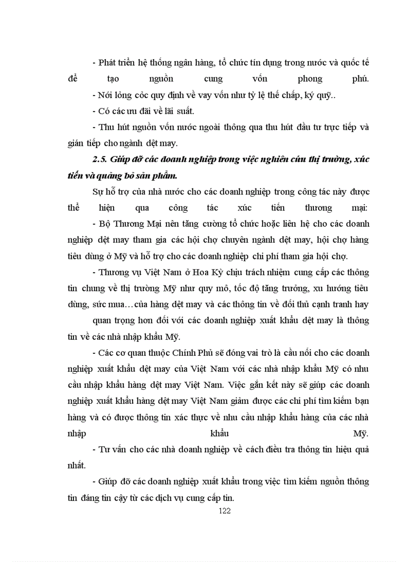 image for page Giải pháp đẩy mạnh xuất khẩu hàng dệt may của Công ty Xuất nhập khẩu dệt may sang thị trường Mỹ