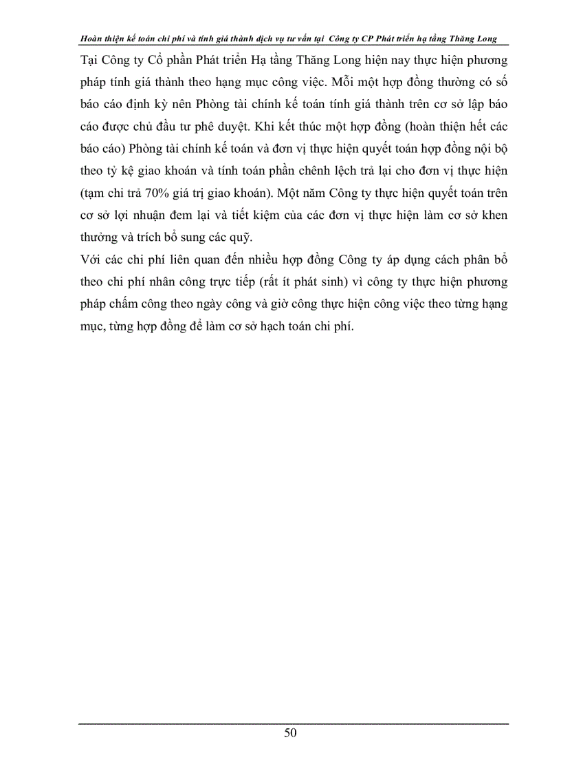image for page Hoàn thiện Kế toán chi phí và tính giá thành dịch vụ tư vấn tại Công ty CP Phát triển Hạ tầng Thăng Long