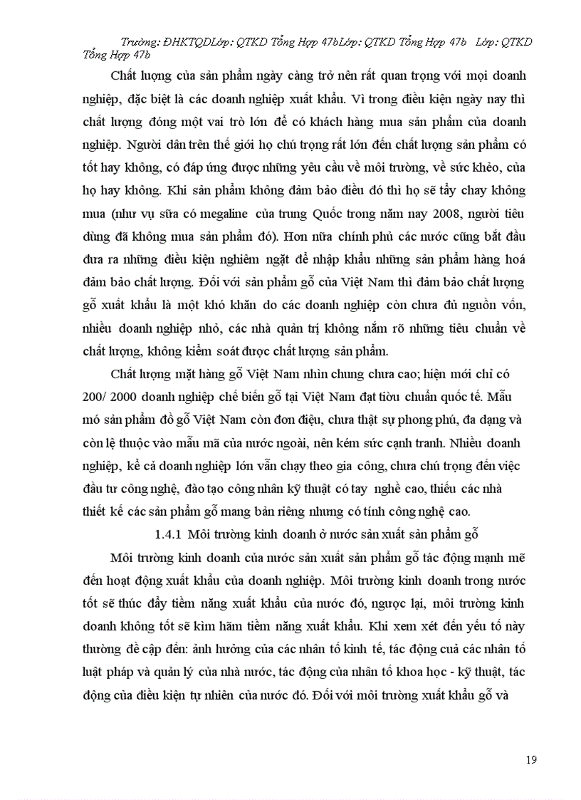 image for page Thực trạng và phương hướng phát triển xuất khẩu gỗ và sản phẩm gỗ của các doanh nghiệp Việt Nam trên thị trường quốc tế