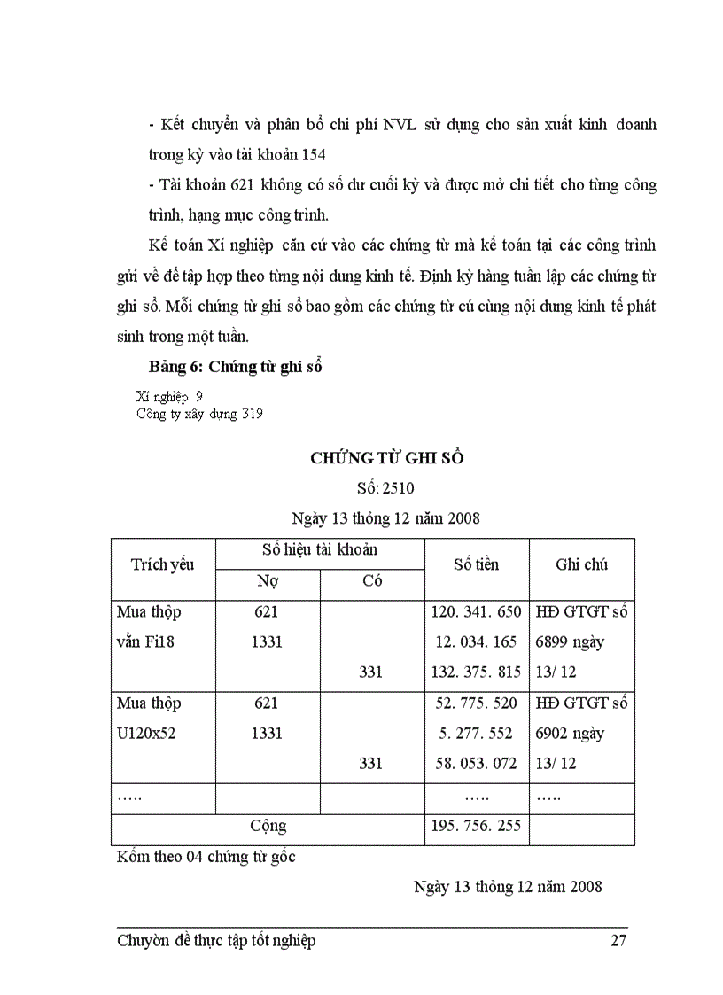 image for page Kế toán chi phí sản xuất và tính giá thành sản phẩm xây lắp tại Xí nghiệp 9 - Công ty xây dựng 319 - Bộ quốc phòng