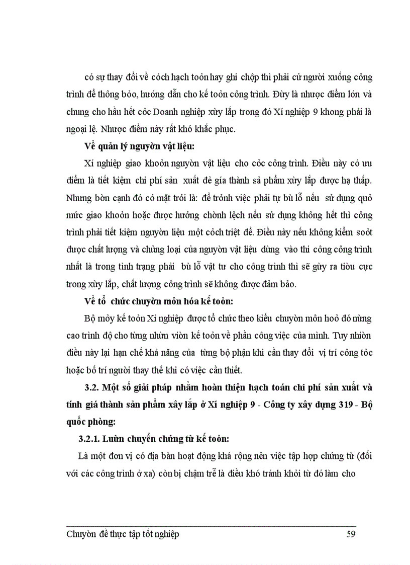 image for page Kế toán chi phí sản xuất và tính giá thành sản phẩm xây lắp tại Xí nghiệp 9 - Công ty xây dựng 319 - Bộ quốc phòng