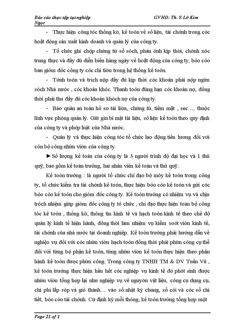 image for page Đánh giá thực trạng hạch toán kế toán tại Công ty TNHH TM và DV Tuấn Vũ