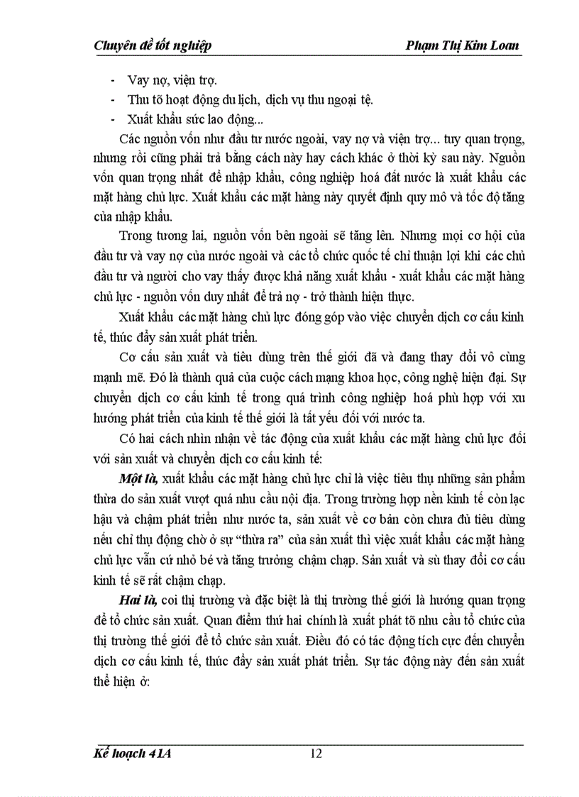 image for page Giải pháp thực hiện kế hoạch xuất khẩu các mặt hàng chủ lực của Việt Nam thời kỳ 2001-2005