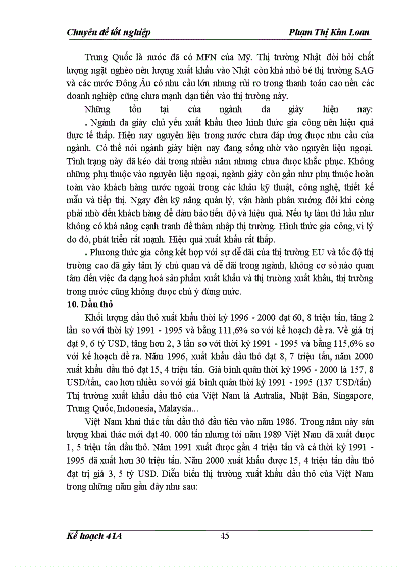 image for page Giải pháp thực hiện kế hoạch xuất khẩu các mặt hàng chủ lực của Việt Nam thời kỳ 2001-2005