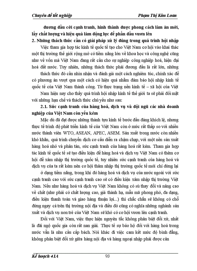 image for page Giải pháp thực hiện kế hoạch xuất khẩu các mặt hàng chủ lực của Việt Nam thời kỳ 2001-2005