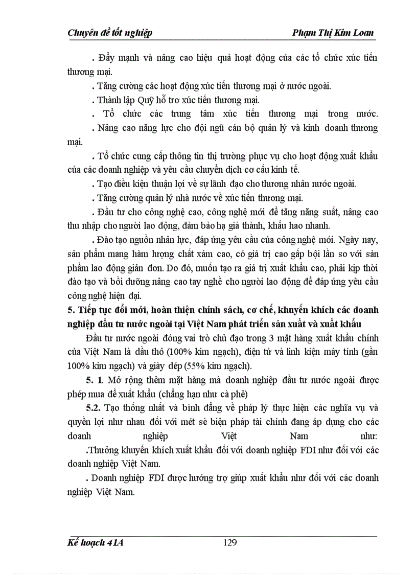 image for page Giải pháp thực hiện kế hoạch xuất khẩu các mặt hàng chủ lực của Việt Nam thời kỳ 2001-2005