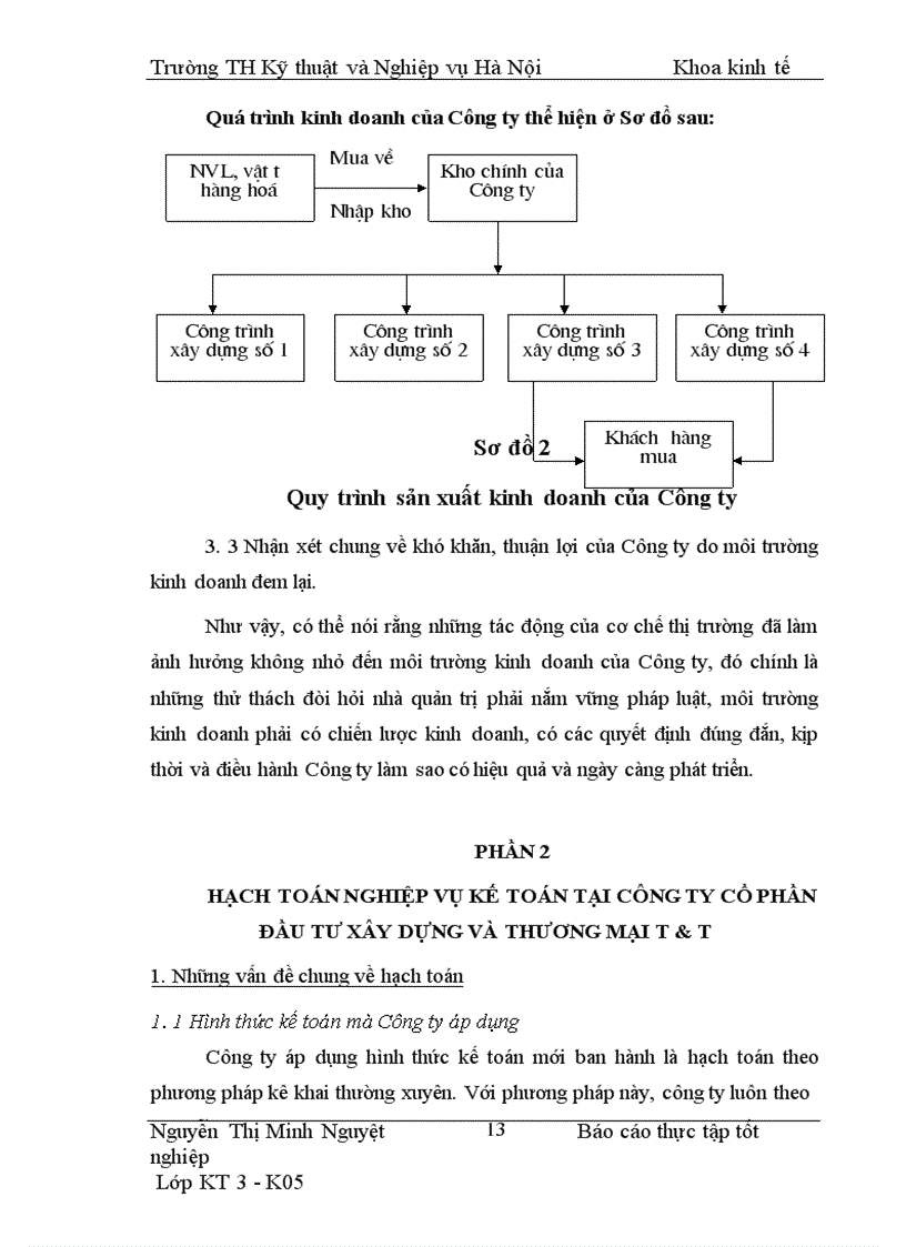 image for page Thực trạng công tác Kế toán tại Công ty Cổ Phần Tư vấn Đầu tư Xây Dựng và Thương Mại T & T.