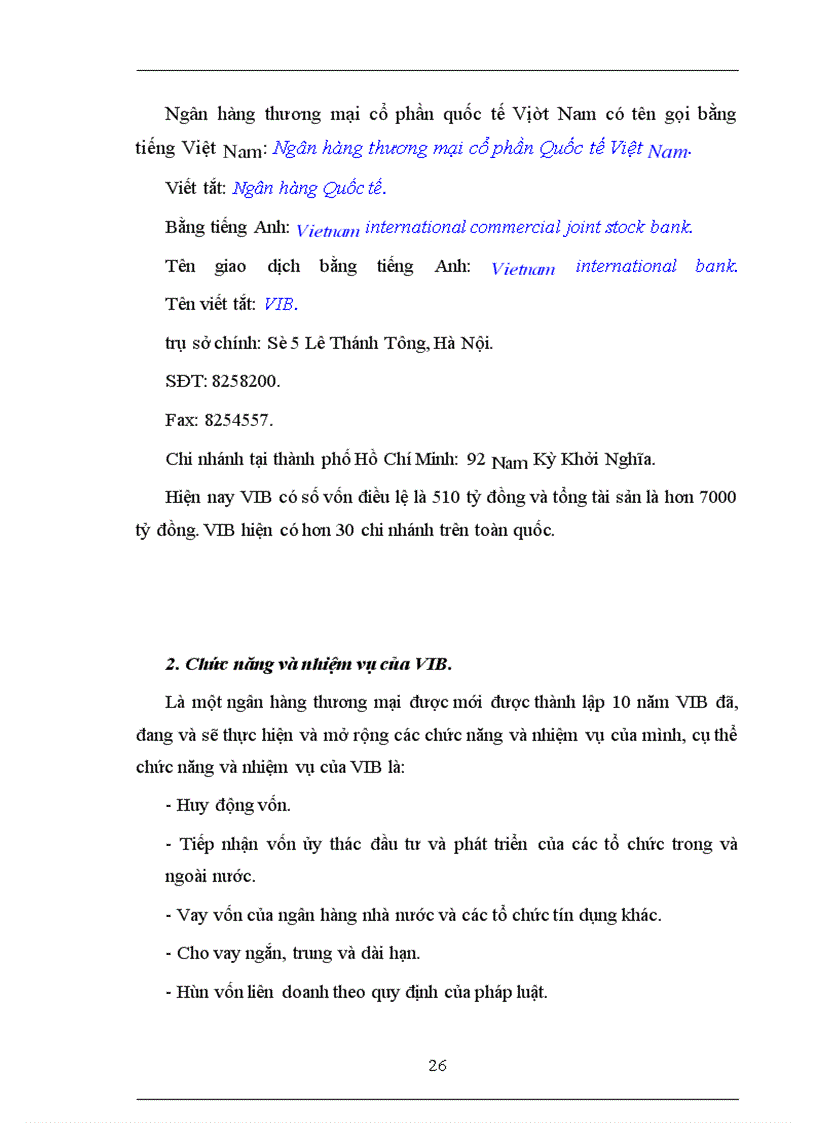 image for page Giải pháp phòng ngừa và hạn chế rủi ro tín dụng tại Ngân hàng Thương mại cổ phần Quốc tế (VIB Bank)