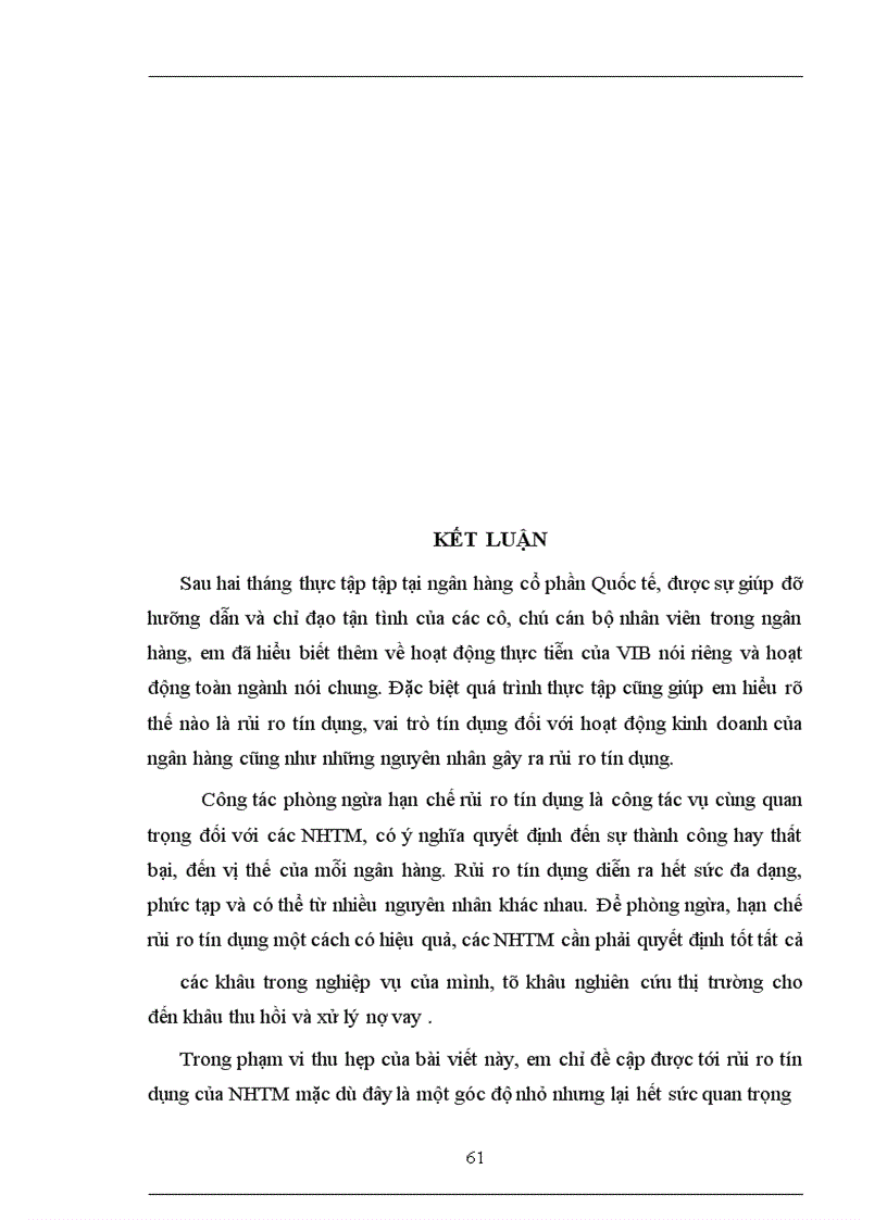 image for page Giải pháp phòng ngừa và hạn chế rủi ro tín dụng tại Ngân hàng Thương mại cổ phần Quốc tế (VIB Bank)