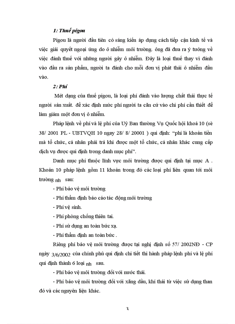 image for page Thu phí bảo vệ môi trường.