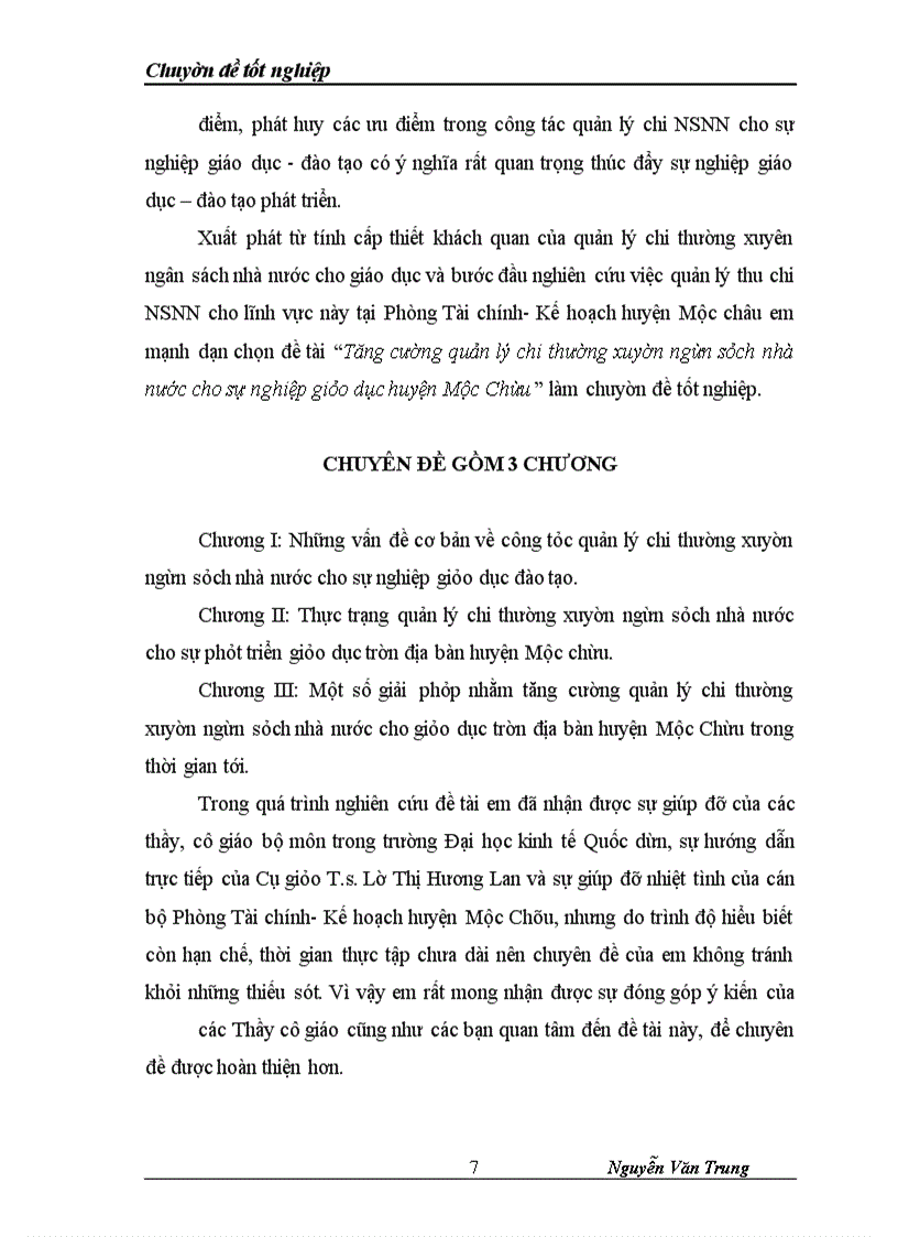 image for page Tăng cường quản lý chi thường xuyên ngân sách nhà nước cho sự nghiệp giáo dục huyện Mộc Châu